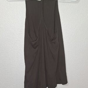 Lululemon Athletica Olive/ Brown Sleeveless Top